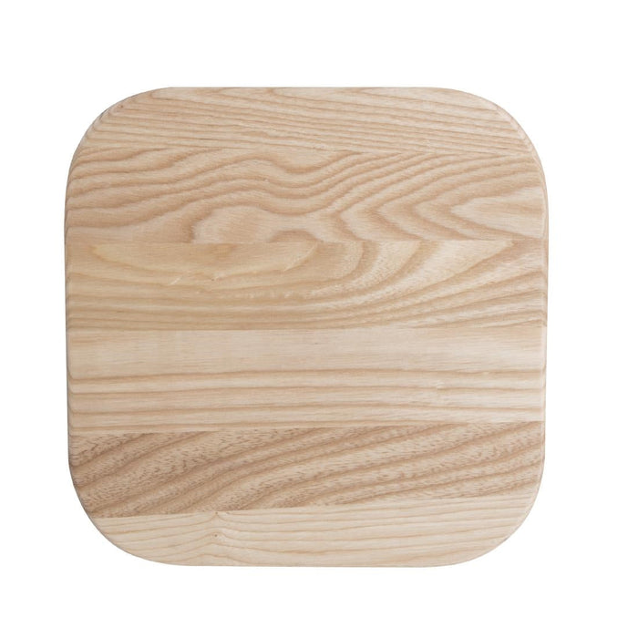 Bolero Cantina High Stools with Wooden Seat Pad Black (4 Pack) Bolero