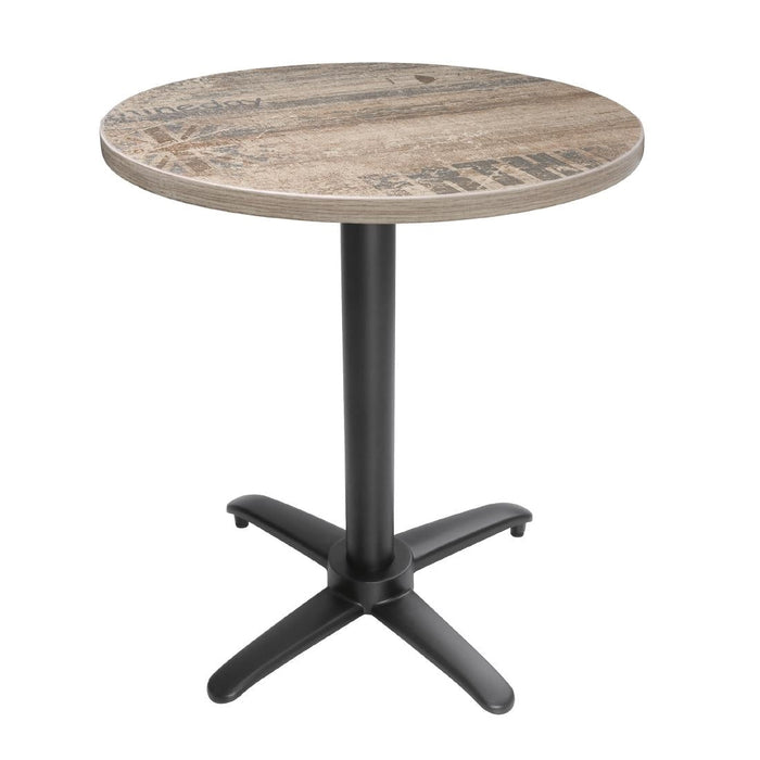 Bolero Aluminium Flip Top Table Base Black Bolero