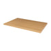 Bolero Pre-drilled Rectangular Tabletop Beech Effect Bolero