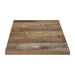 Bolero Pre-Drilled Square Table Top Urban Dark 600mm Bolero