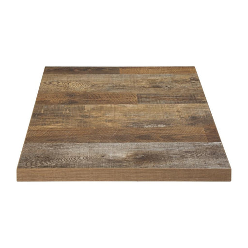 Bolero Pre-Drilled Square Table Top Urban Dark 700mm Bolero