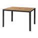 Bolero Acacia Wood and Steel Rectangular Table 1200mm Bolero