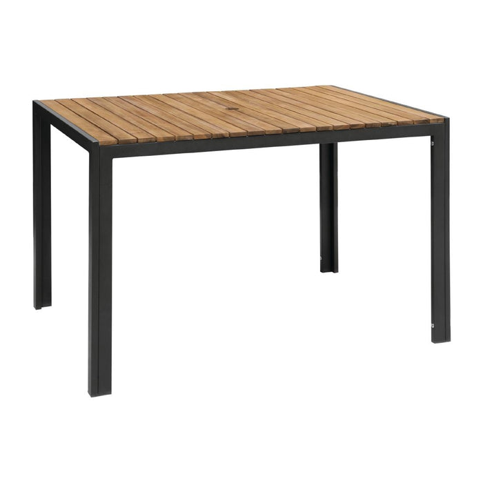 Steel Frame. Wood Top. 740(H)x 1200(W)x 800(D)mm