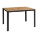 Steel Frame. Wood Top. 740(H)x 1200(W)x 800(D)mm