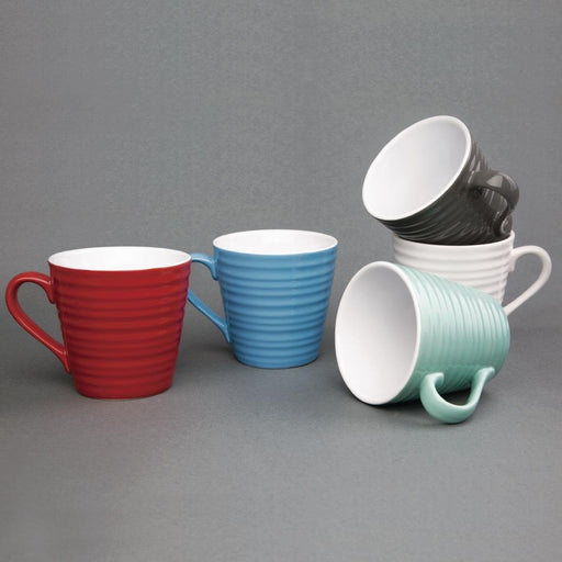 Olympia Cafe Aroma Mug White - 340ml 11.5fl oz (6 Pack) Olympia