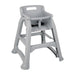 Colour: Grey. Material: PP Plastic. Seat Height: 490mm
