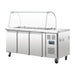 Polar U-Series Triple Door Refrigerated Gastronorm Saladette Counter Polar