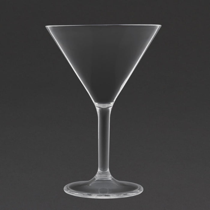 Olympia Kristallon Polycarbonate Martini Glasses 300ml (12 Pack) Olympia