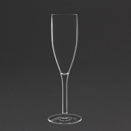 Olympia Kristallon Polycarbonate Champagne Flutes 200ml (12 Pack) Olympia