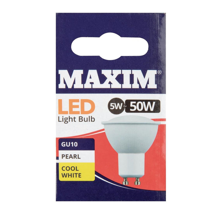 Status Maxim LED GU10 Pearl Cool White 5W (10 Pack) Status