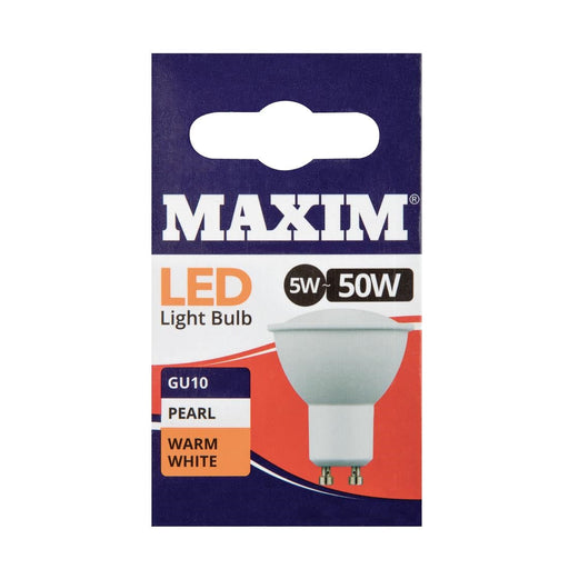 Status Maxim LED GU10 Pearl Warm White 5W (10 Pack) Status
