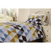 Mitre Essentials Geo Housewife Pillowcase Olive Mitre Essentials