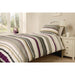 Mitre Essentials Madison Stripe Housewife Pillowcase Magenta Mitre Essentials