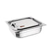 Vogue Stainless Steel and Silicone Sealable 1/2 Gastronorm Lid Vogue