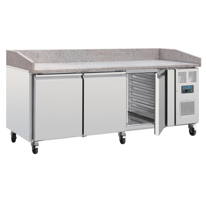 Polar U-Series Bakery Counter Fridge with Granite Top 634Ltr Polar