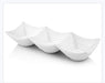 Snack Plate Plastic Dipping Bowl White Multi-Purpose Sauce Dish Dip/Dipping Bowls Canmac Catering Equipment