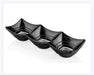 Snack Plate Plastic Dipping Bowl White Multi-Purpose Sauce Dish Dip/Dipping Bowls Canmac Catering Equipment