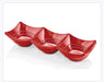 Snack Plate Melamine Red Dipping Bowl Multi-Purpose Sauce Dish Dip/Dipping Bowls Canmac Catering Equipment