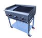 COMMERCIAL 3 BURNER CONTROL GAS BBQ GRILL AND GRIDDLE CHARBROILER Canmac
