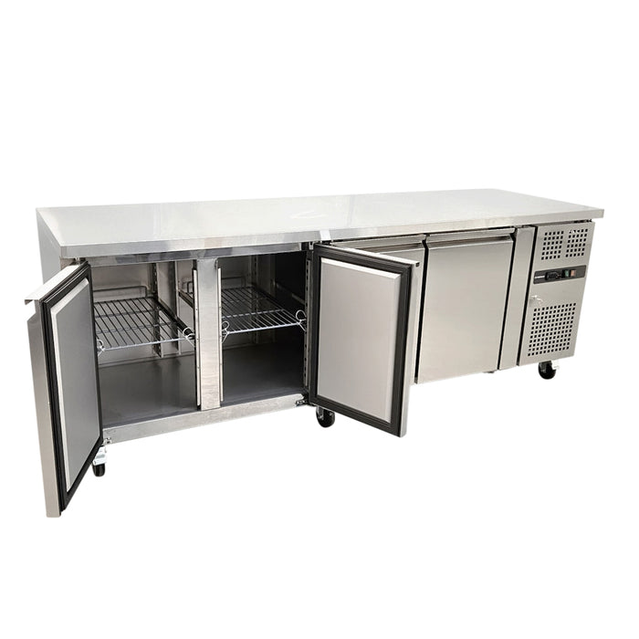 Diaminox 4 Door Stainless Bench Freezer VCU225F 50035