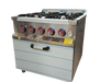 Commercial Cooker With Oven - 4 Burner - Natural Gas or LPG - Stainless Steel Canmac