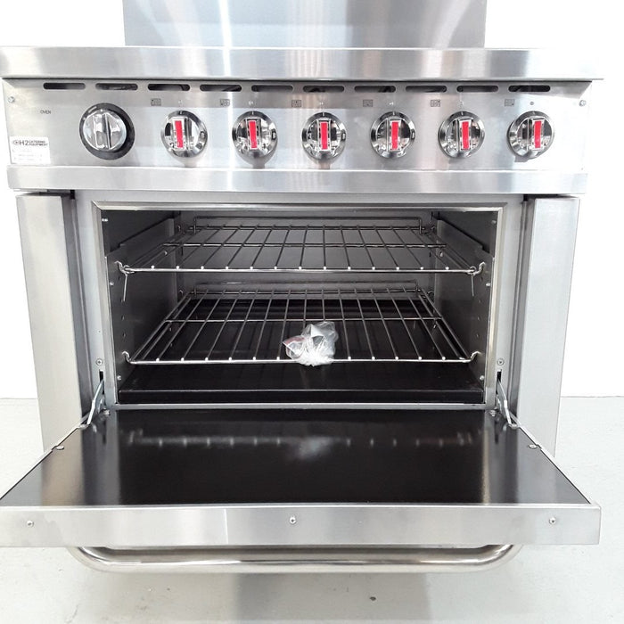 Infernus 6 Burner Range Oven with Splashback