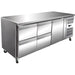 Commercial Refrigerated Counter 1 Door 4 Drawers Depth 700mm |  4 Drg31 V Makfry