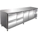 Commercial Refrigerated Counter 2 Doors 4 Drawers Depth 700mm | 4 Drg41 V Makfry