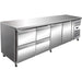 Commercial Refrigerated Counter 2 Doors 4 Drawers Depth 700mm | Jtgn4140 Tn Makfry