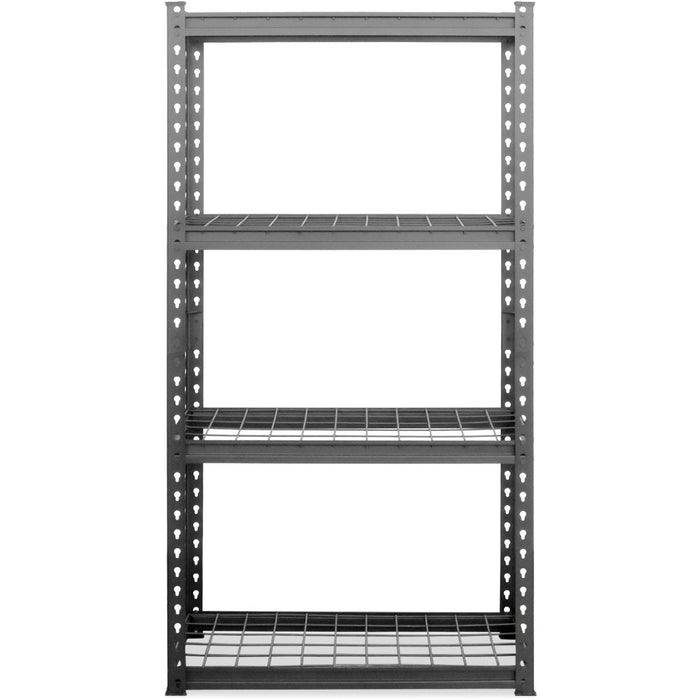 Commercial Boltless Wire Shelving Unit 4 Tier 120kg 700x300x1520mm Black |  4TMWS703015 Makfry