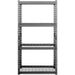 Commercial Boltless Wire Shelving Unit 4 Tier 120kg 700x300x1520mm Black |  4TMWS703015 Makfry