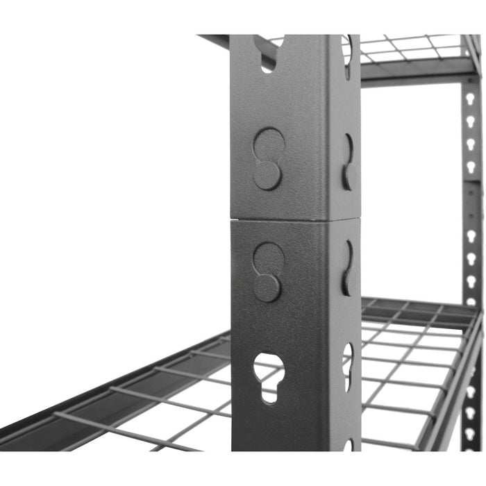 Commercial Boltless Wire Shelving Unit 4 Tier 120kg 700x300x1520mm Black |  4TMWS703015 Makfry