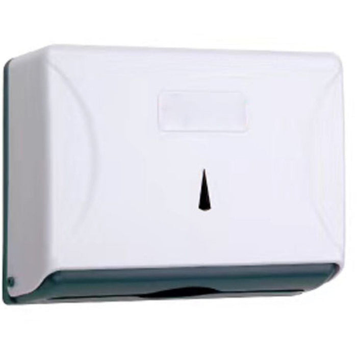 Paper Hand Towel Dispenser White Plastic|  512A Makfry