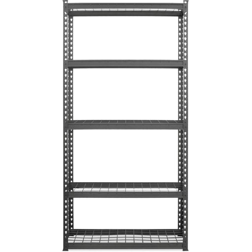 Commercial Boltless Wire Shelving Unit 5 Tier 120kg 900x400x1830mm Black |  5TMWS904018 Makfry