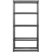 Commercial Boltless Wire Shelving Unit 5 Tier 120kg 900x300x1830mm Black |  5TMWS903018 Makfry