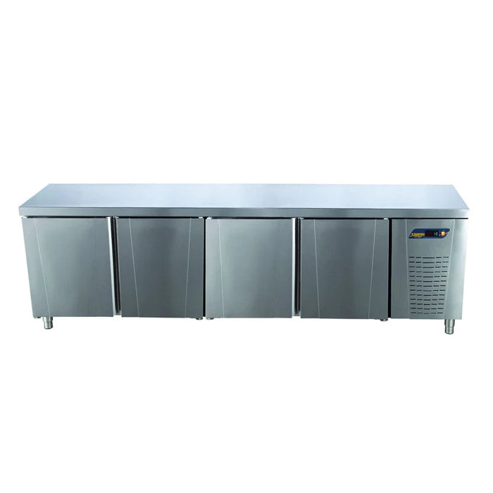 COUNTER TYPE 4-DOORS SNACK REFRIGERATOR - WITHOUT BACKSPLASH Canmac