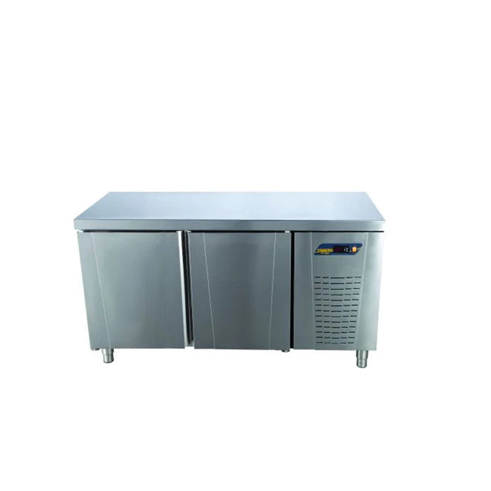 COUNTER TYPE 2-DOORS PATISSERIE REFRIGERATOR - WITHOUT BACKSPLASH NDUSTRIO