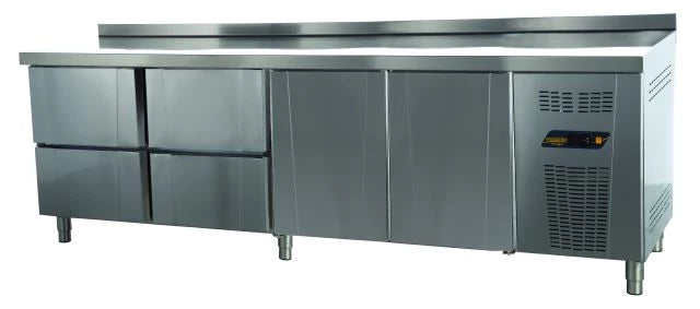 COUNTER TYPE PATISSERIE REFRIGERATOR  - 2 DRAWERS + 3 DOORS