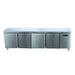 COUNTER TYPE 4-DOORS SNACK DEEP FREEZER - WITHOUT BACKSPLASH Canmac