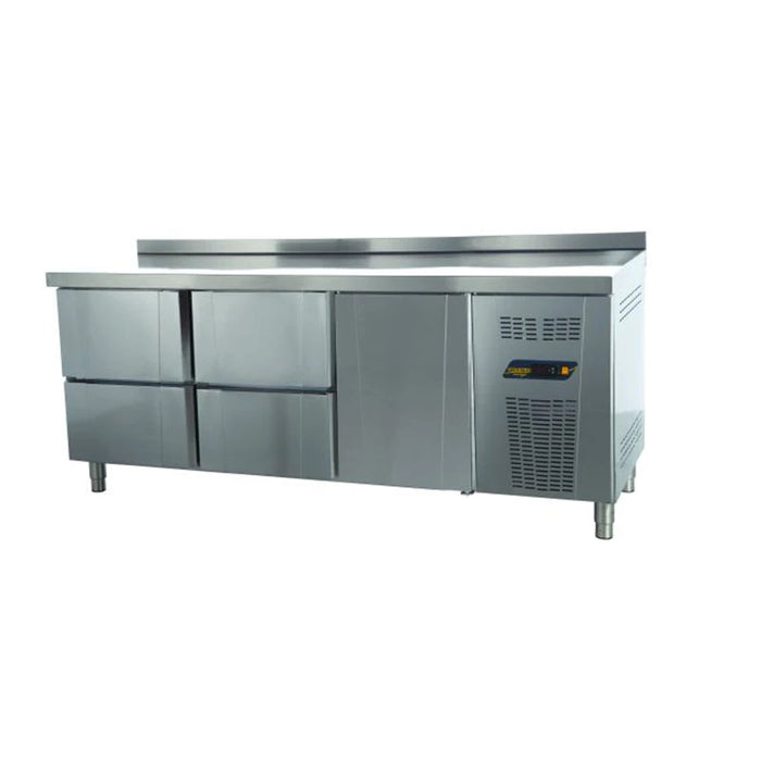 COUNTER TYPE GASTRONORM DEEP FREEZER  - 4 DRAWERS + 1 DOOR