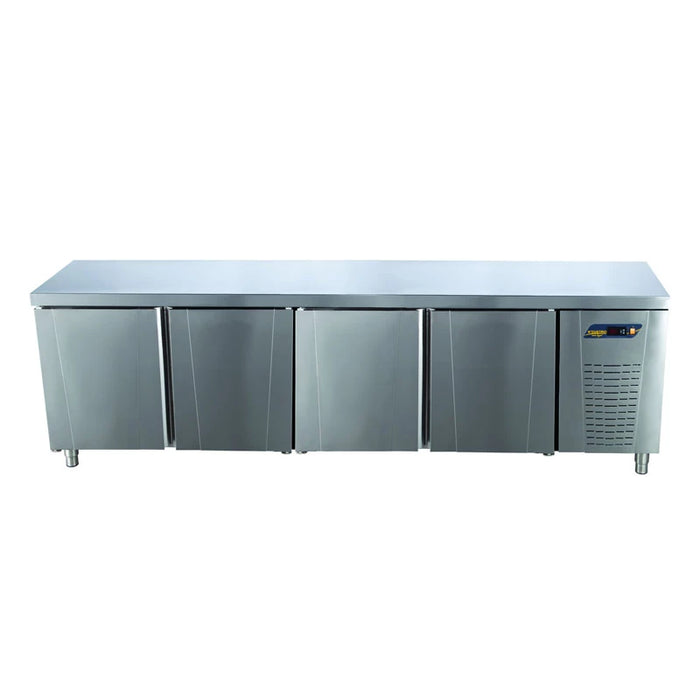 COUNTER TYPE 4-DOORS GASTRONORM DEEP FREEZER - WITHOUT BACKSPLASH