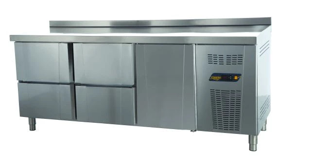 COUNTER TYPE PATISSERIE DEEP FREEZER  - 2 DRAWERS + 2 DOORS Canmac