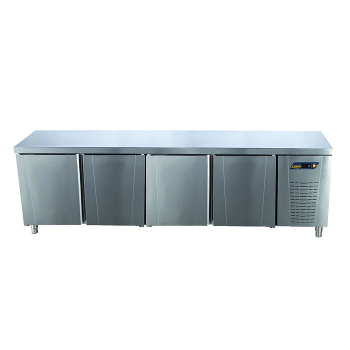 COUNTER TYPE 4-DOORS PATISSERIE DEEP FREEZER - WITHOUT BACKSPLASH