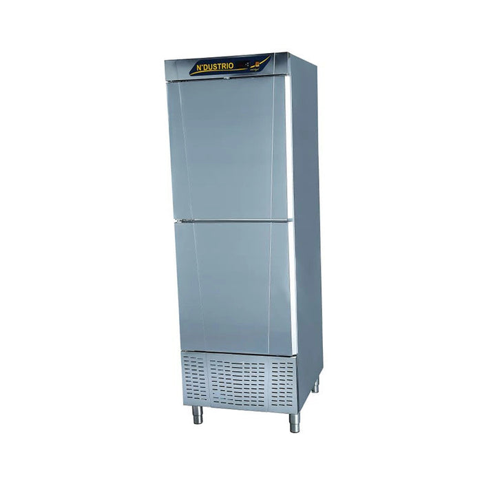 UPRIGHT GASTRONORM REFRIGERATOR - 2 HALF DOORS, COMPRESSOR UP NDUSTRIO