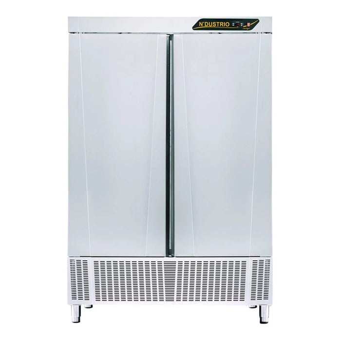 MHRS UPRIGHT GASTRONORM REFRIGERATOR - 2 FULL DOORS WITH MEAT HANG RAIL SET