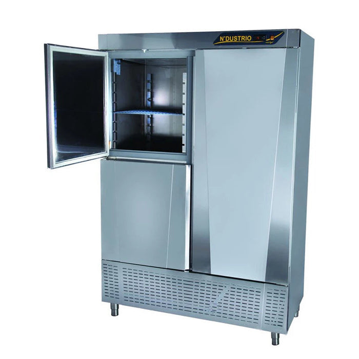 UPRIGHT GASTRONORM REFRIGERATOR - 4 HALF DOORS NDUSTRIO