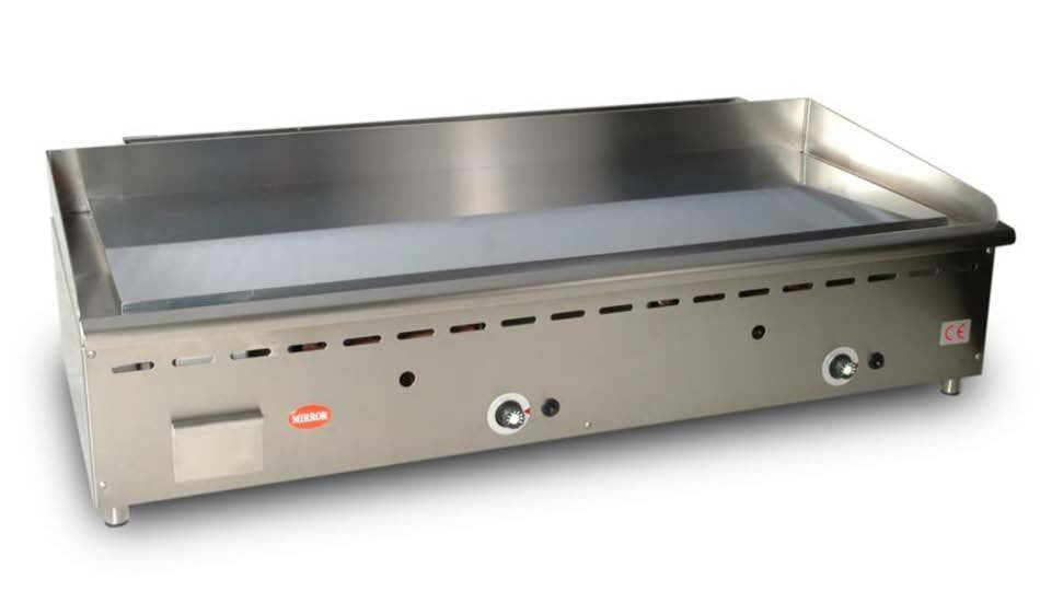 Mirror G4 Explorer Gas chrome griddle — Canmac Catering Equipment