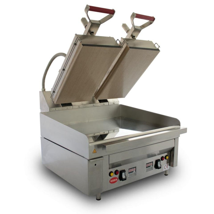 Mirror Minimatic E650 hi speed electric clam griddle