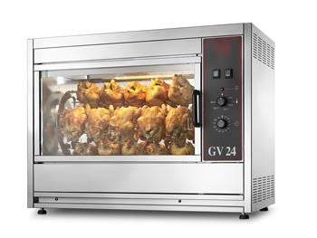 CB GV24/28M "Hot air" Rotisserie - 24/28 bird capacity Euro-Catering