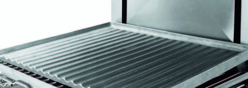 Tecnoinox 9002 - Aluminium brander grilling plate Euro-Catering